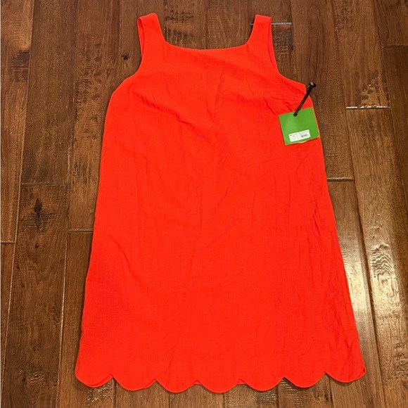 NWT Kate Spade Target Sleeveless Red Dress with Scalloped Hem size XS - Picture 2 of 7